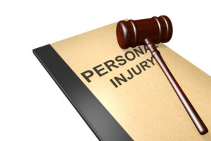 Personal Injury Lawyer Scottsdale, AZ- personal injury file with wooden gavel on top