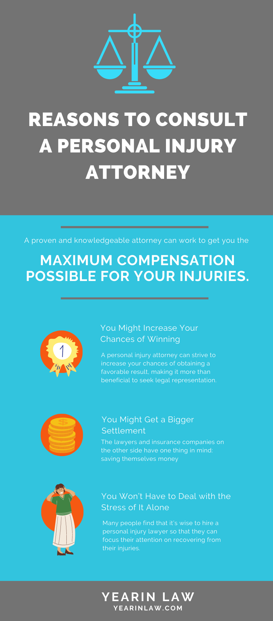 Reasons to Consult A Personal Injury Attorney Infographic