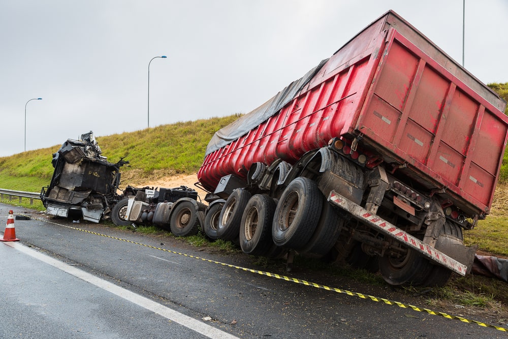 Scottsdale, AZ lawyer reviewing a truck accident case